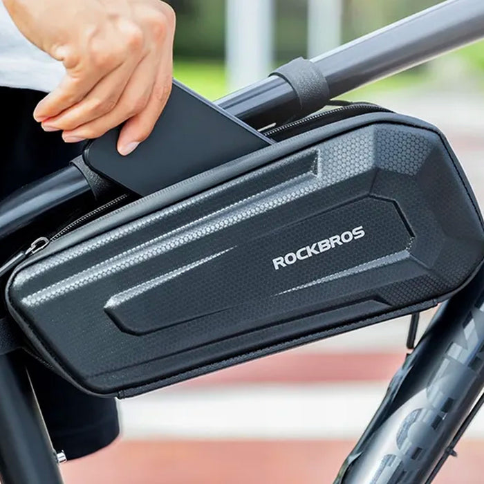Rockbros B67 waterproof frame bike bag - black