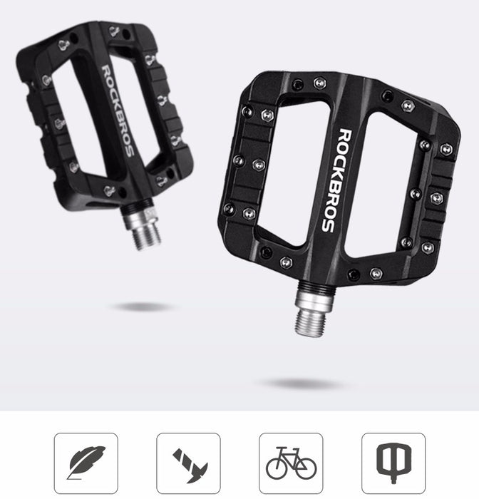 Rockbros 2017-12CBK Nylon Bicycle Pedals - Black