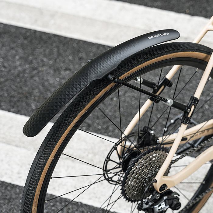 Rockbros 28210007001 bicycle fender, universal, adjustable - black