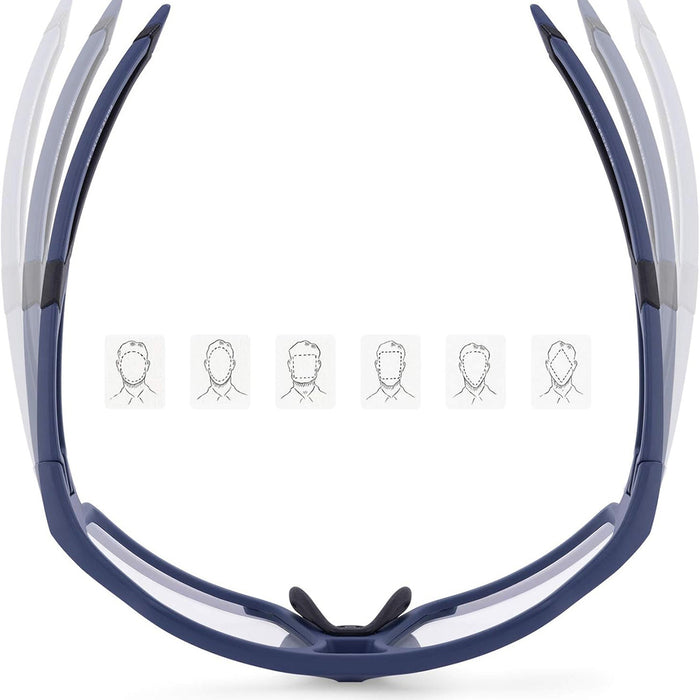 Rockbros SP216BL photochromic UV400 cycling glasses - blue
