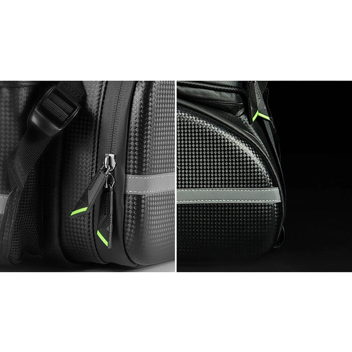 Rockbros A6-6 bicycle bag for trunk, 35 l, with fold-out pockets - black