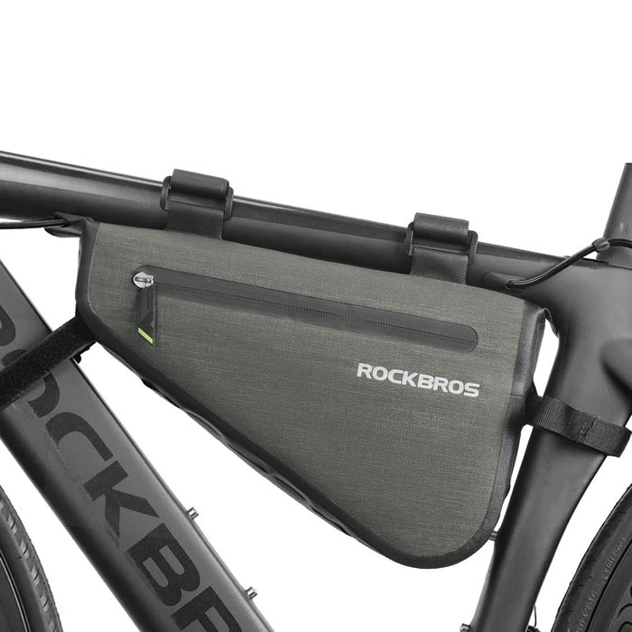Rockbros AS-017 bicycle frame bag 5 l - dark green
