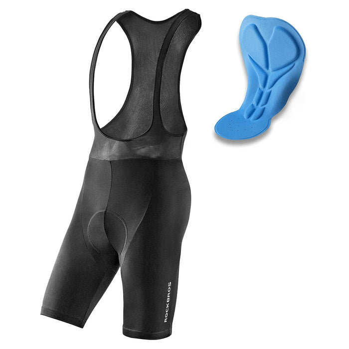 Rockbros RK20024XL bib shorts with XXXXL insert - black