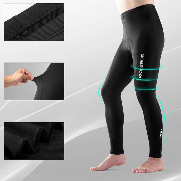 Rockbros RK2004L Breathable Cycling Pants with Pad L - Black