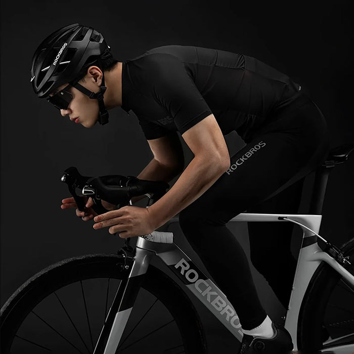 Rockbros 15120002004 Short Sleeve Cycling Jersey XL - Black