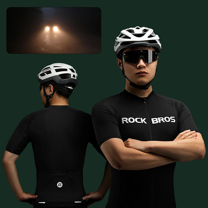 Rockbros 15120002004 Short Sleeve Cycling Jersey XL - Black
