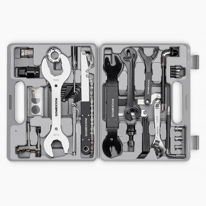 Rockbros 43210810001 bicycle repair kit - gray