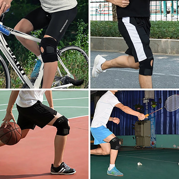 Rockbros LF1106L sports protector for patella and knee joint, size L - black