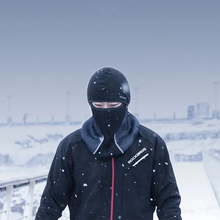 Rockbros LF8113-2 cycling balaclava, universal size - black and gray