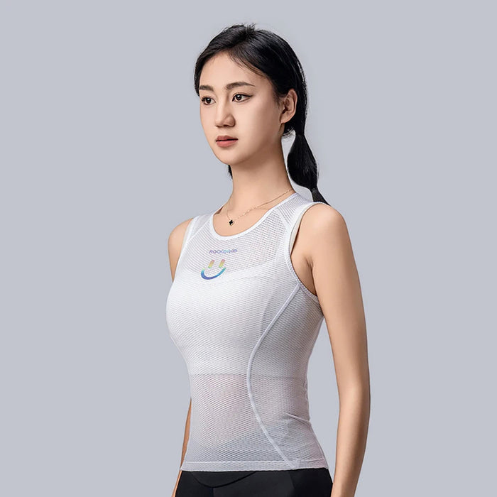 Rockbros YDBX001 Women's Quick-Dry Sleeveless Cycling Jersey XL / XXL - White