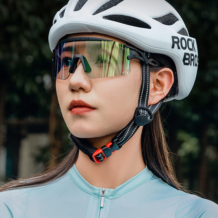 Rockbros Photochromic Cycling Glasses with UV Protection and Corrective Insert - Black