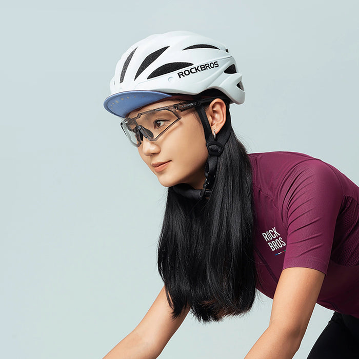 Rockbros Cycling Cap with Helmet Visor - Red