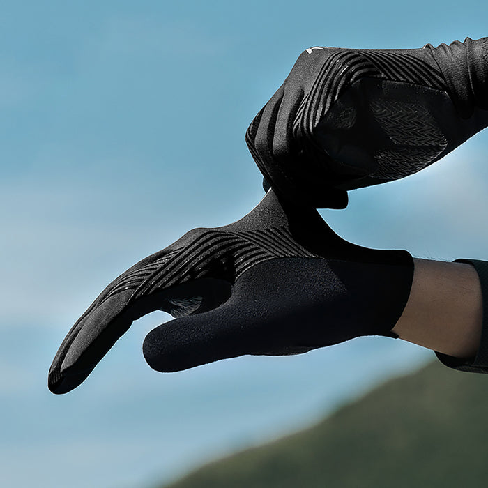 Rockbros cycling gloves spring/summer/autumn, full, size: XL - black