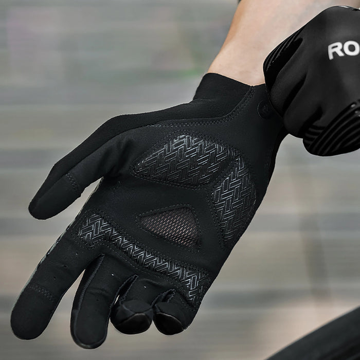 Rockbros cycling gloves spring/summer/autumn, full, size: S - black