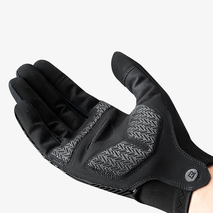 Rockbros cycling gloves spring/summer/autumn, full, size: XXL - black