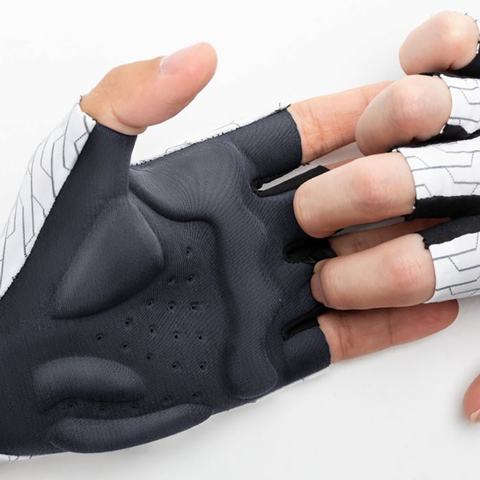 Rockbros MTB cycling gloves size: XL - white and black