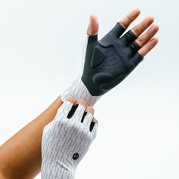 Rockbros Road Cycling Gloves Size: L - Black and White