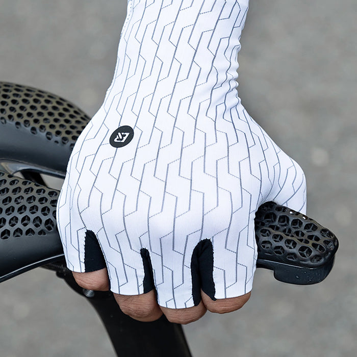 Rockbros Road Cycling Gloves Size: XL - White/Black