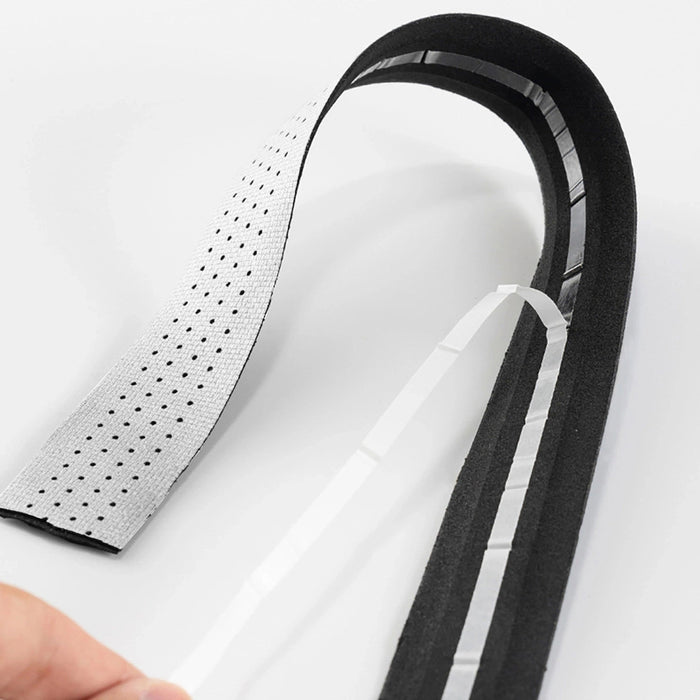 Rockbros Perforated Silicone Handlebar Tape - White