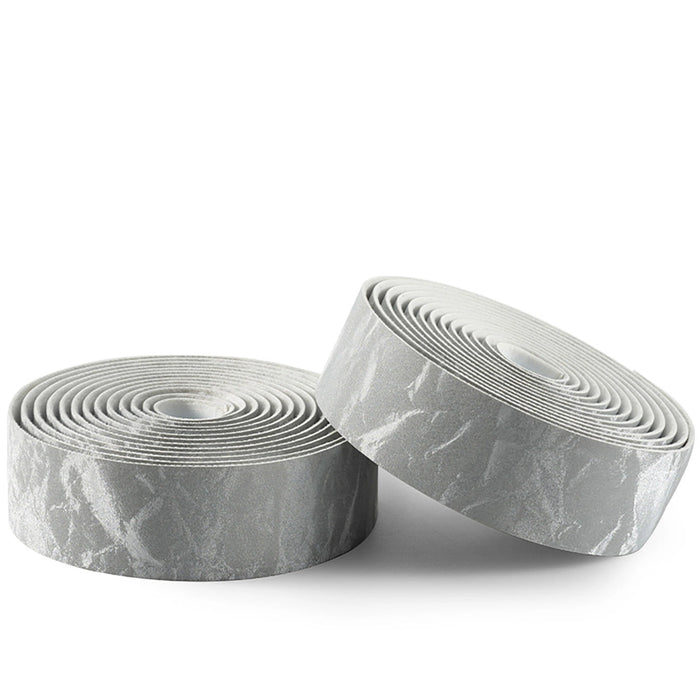 Rockbros PU Handlebar Tape &quot;Velour&quot; Pattern - Grey