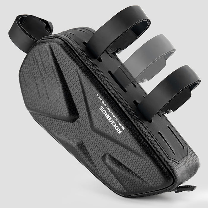 Rockbros Bike Bag, Rigid, Frame, Top Tube, 1.4l - Black