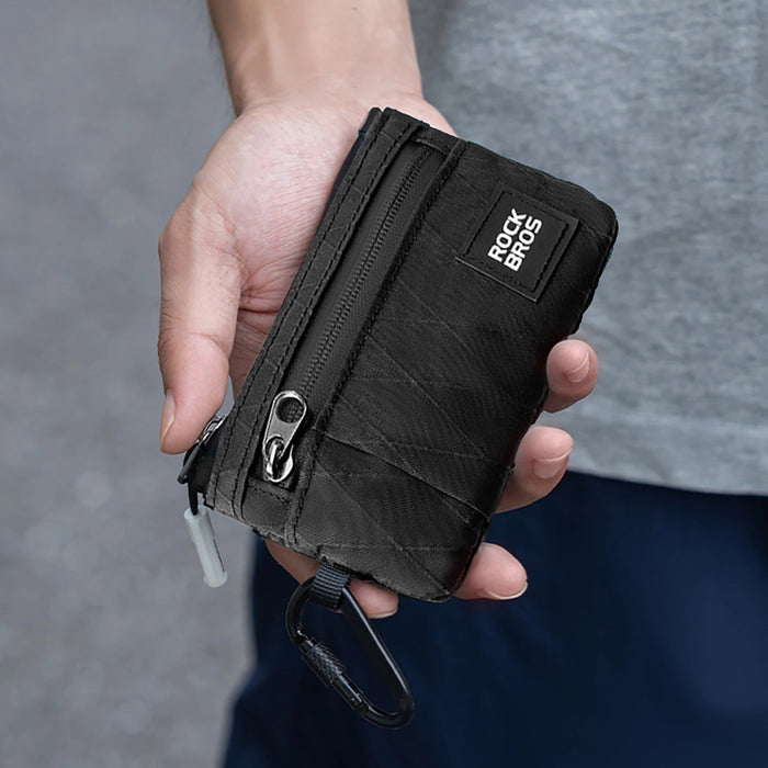 Rockbros Travel Wallet with Carabiner - Black