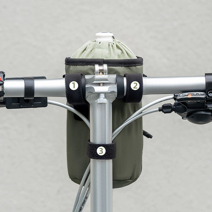 Rockbros Travel Bottle Bag with Shoulder Strap 1l - Green