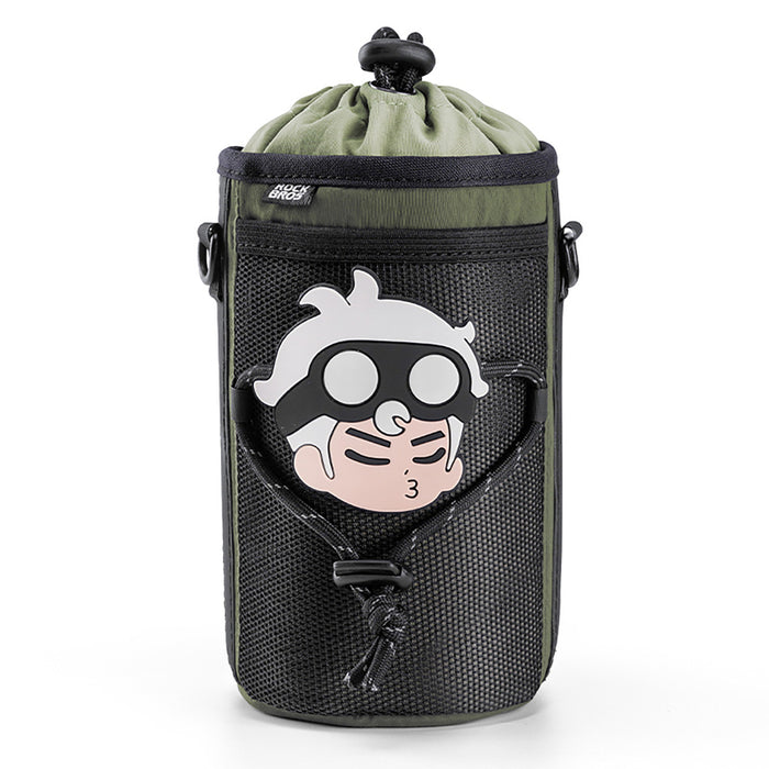 Rockbros Travel Bottle Bag with Shoulder Strap 1l - Green
