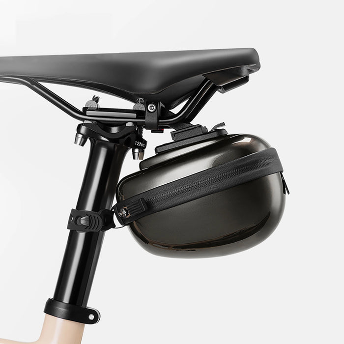 Rockbros Rigid Hard Shell Compact Saddle Bag 0.4l - Black