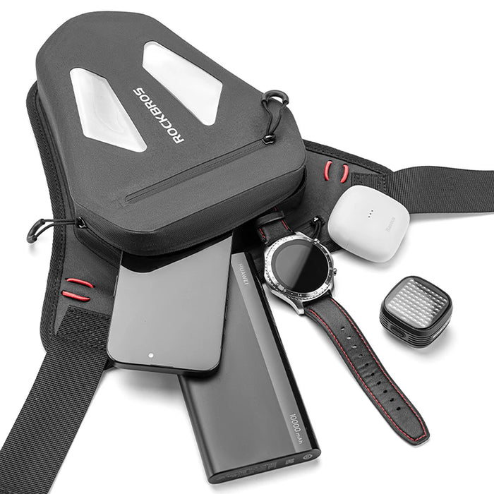 Rockbros Motorcycle Bag for Leg, Thigh, Waist, Shoulder - Black