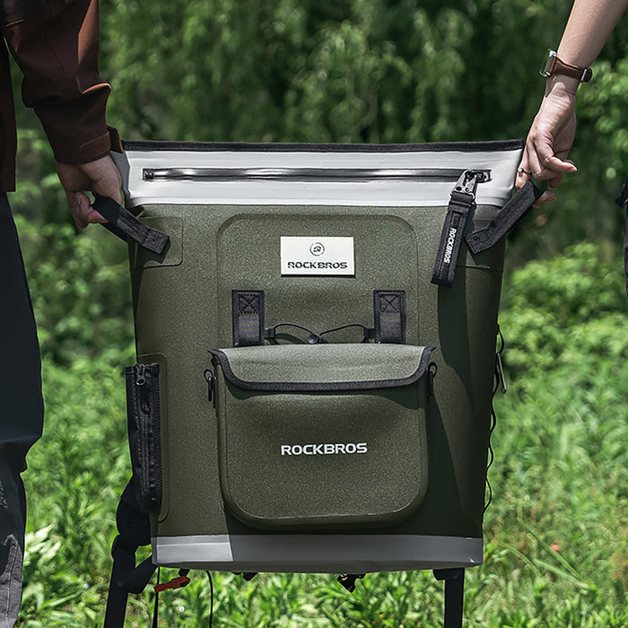 Rockbros Thermal Backpack with Insulation 18l Ergonomic - Green