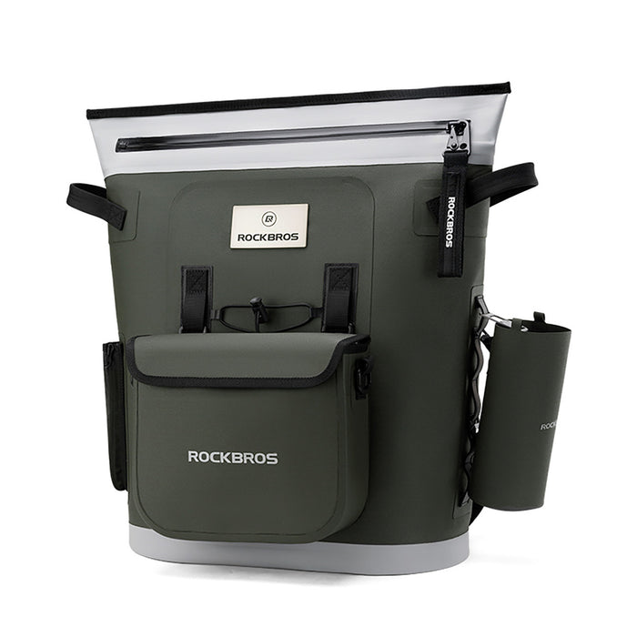 Rockbros Thermal Backpack with Insulation 18l Ergonomic - Green
