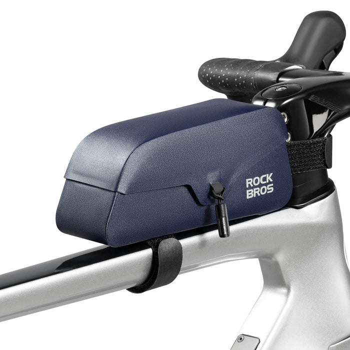 Rockbros 30120122006 Waterproof Bicycle Frame Bag with Magnetic Closure 0.9L - Blue