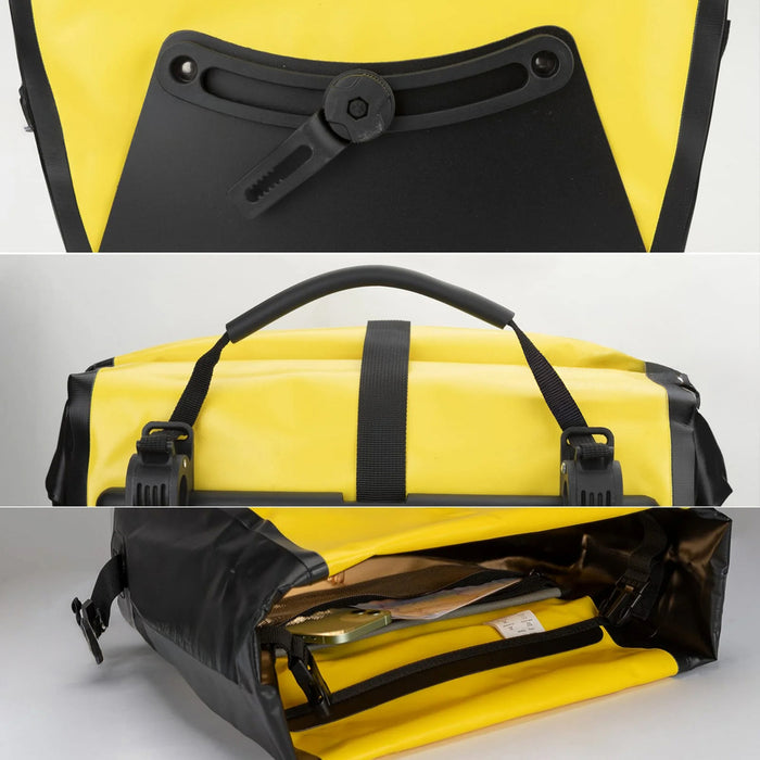 Rockbros 30140022005 Waterproof Bicycle Pannier 25-32L - Yellow