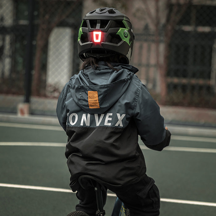 Rockbros TS-61 10110061004 Children's Bike Helmet with Detachable Chin Size M (54-57) - Green