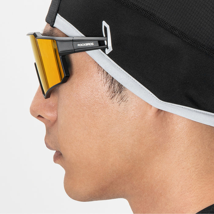 Rockbros M016 Winter Windproof Cycling Cap Size 54-61 cm - Black