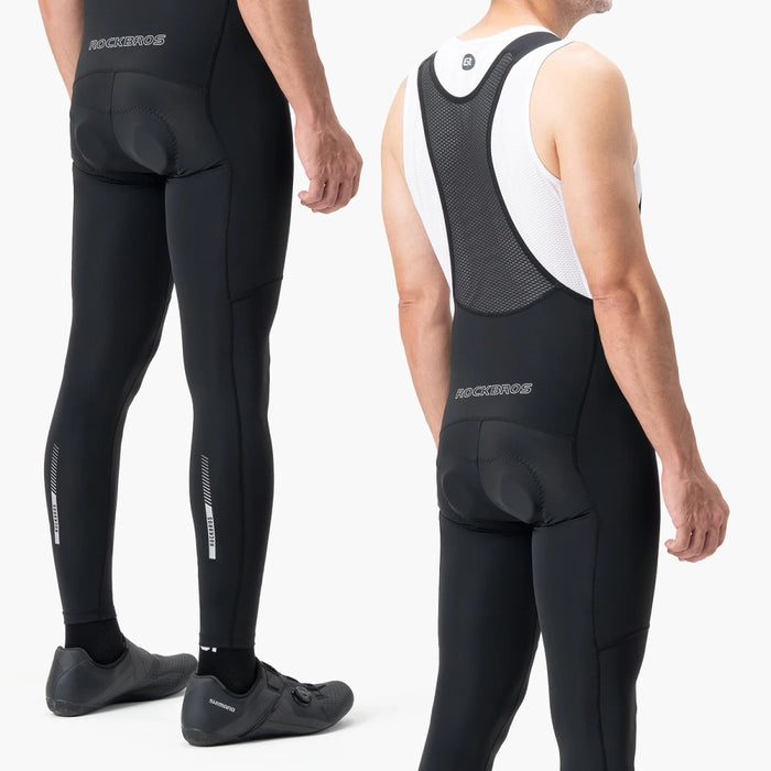 Rockbros 200021 Long Cycling Bib Shorts with Pad Size M - Black