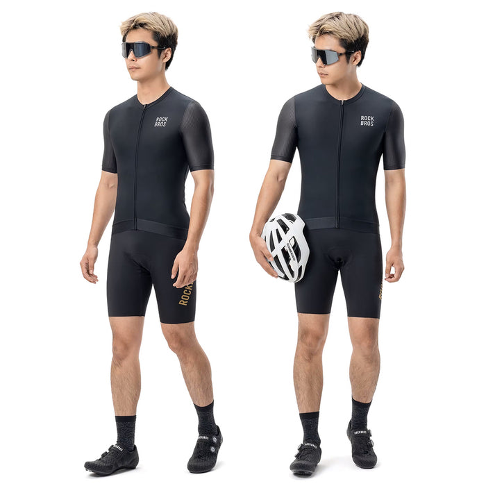 Rockbros 15200025 Short Sleeve Cycling Jersey Size M - Black
