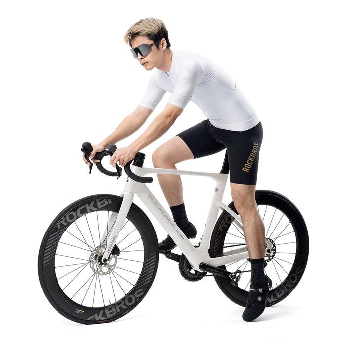 Rockbros 15200025 Short Sleeve Cycling Jersey Size XS - White