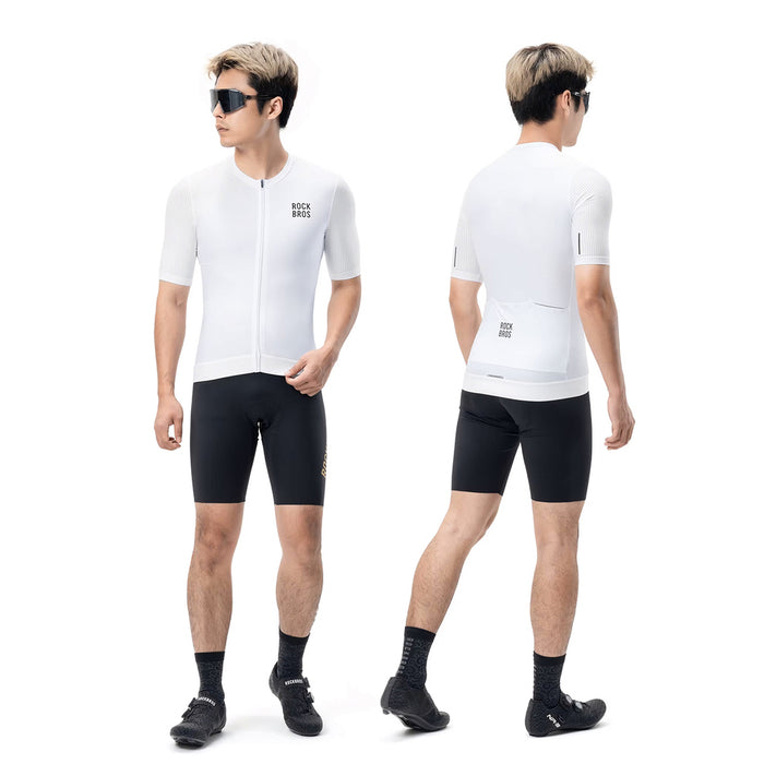 Rockbros 15200025 Short Sleeve Cycling Jersey Size XXXL - White