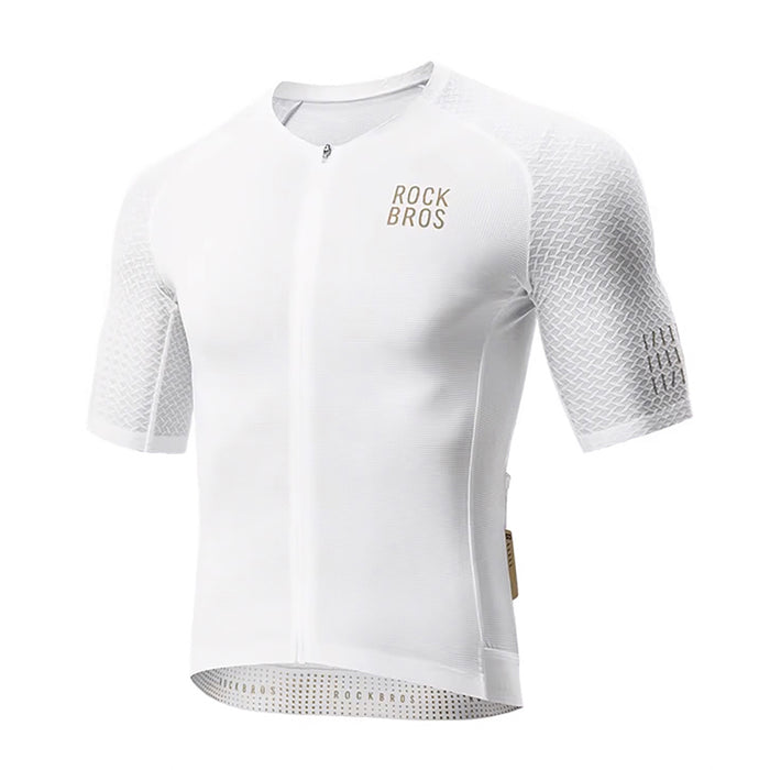 Rockbros YDDX011 Diamond Short Sleeve Cycling Jersey Size S - White