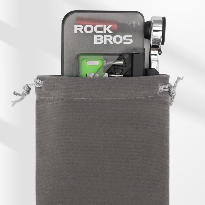 Rockbros Bike Tool Set with Mini Ratchet and Bits - Translucent Green