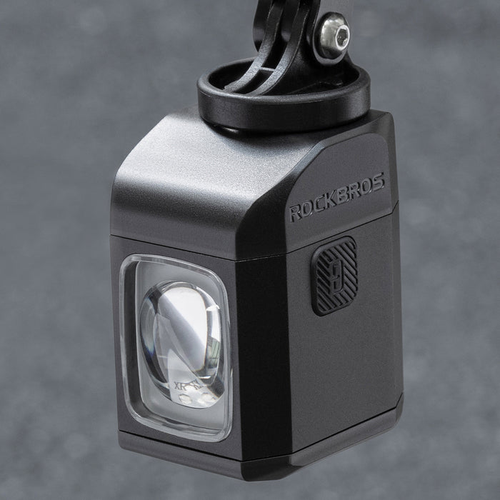 Rockbros M8 1600lm front bike light with remote control 10m rechargeable 4000 mAh - black