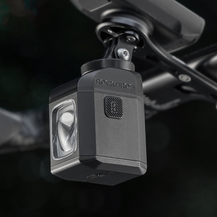 Rockbros M8 1600lm front bike light with remote control 10m rechargeable 4000 mAh - black