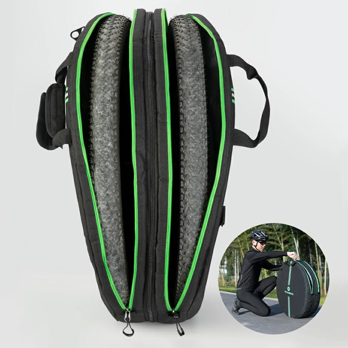 Rockbros D40 transport cover for ø74cm wheel - black