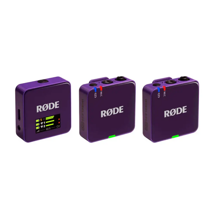 RØDE Wireless GO III Purple - wireless microphone system (purple) - MicrophonesMIS-MIK<<<Microphones