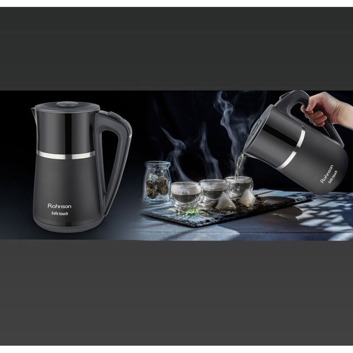 Electric kettle ROHNSON R-7534 BLACK, 1.70 L, 2200 W