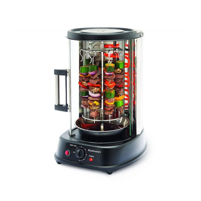 VERTICAL GRILL ROHNSON R-2530 1500 W, BLACK