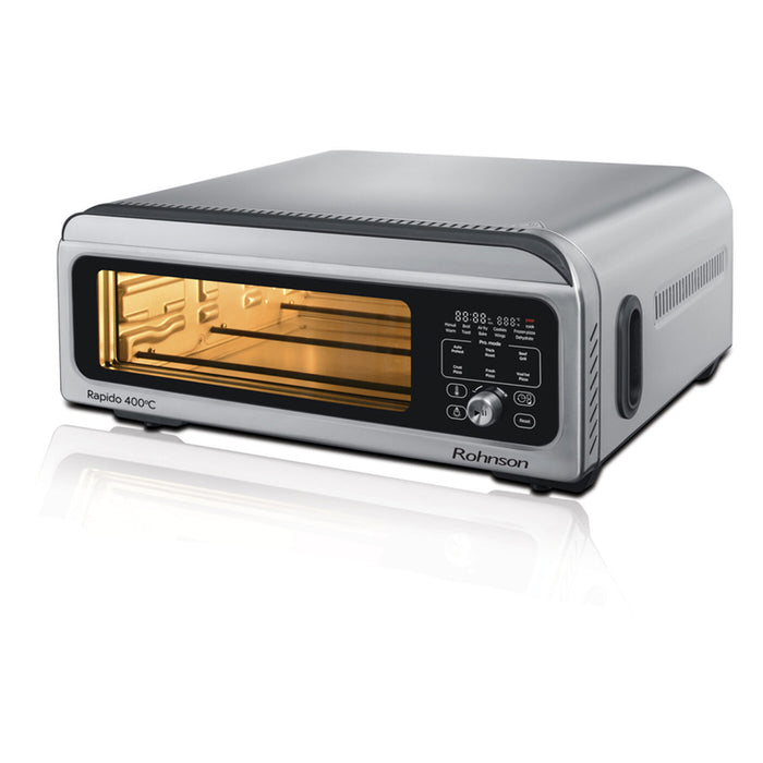 PIZZA OVEN ROHNSON RAPIDO R-2880 GRAY, 2000 W