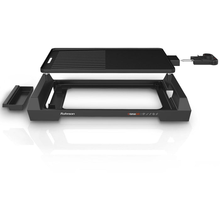 GRILL ROHNSON R-2533 2000 W, BLACK